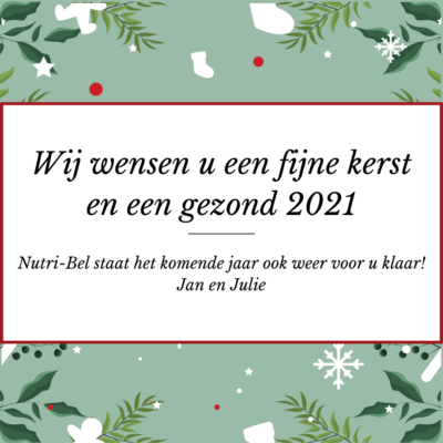 Goede voornemens 2021 Nutri-Bel